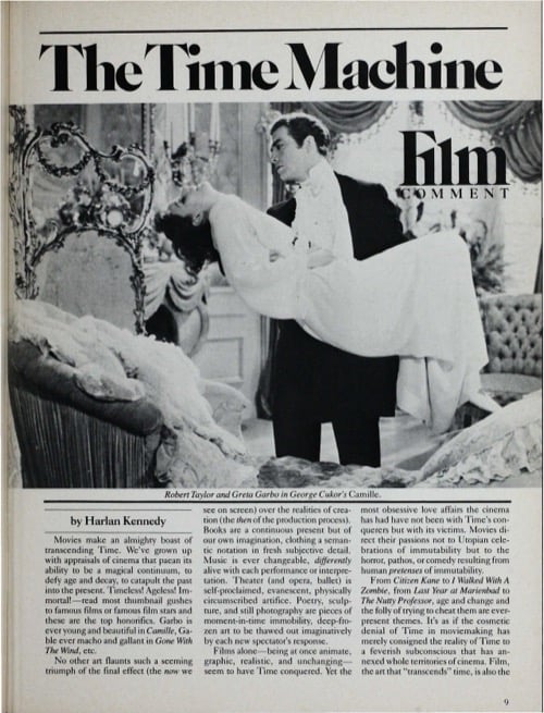 One of a selection of stills from inside the issue