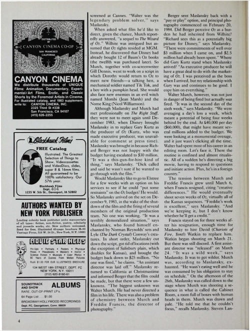 One of a selection of stills from inside the issue