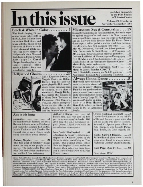 One of a selection of stills from inside the issue