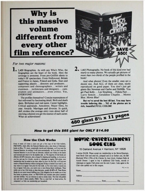 One of a selection of stills from inside the issue