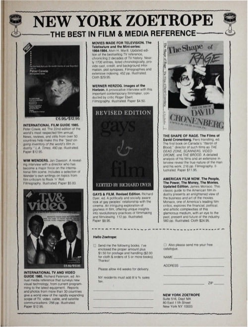 One of a selection of stills from inside the issue