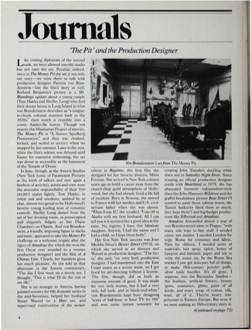 One of a selection of stills from inside the issue