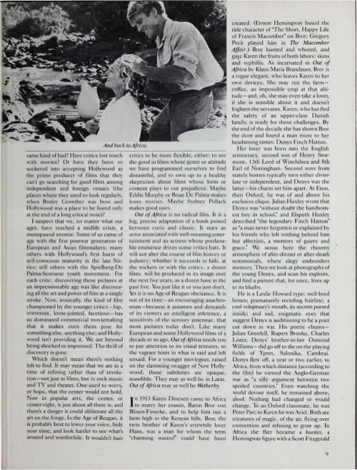 One of a selection of stills from inside the issue