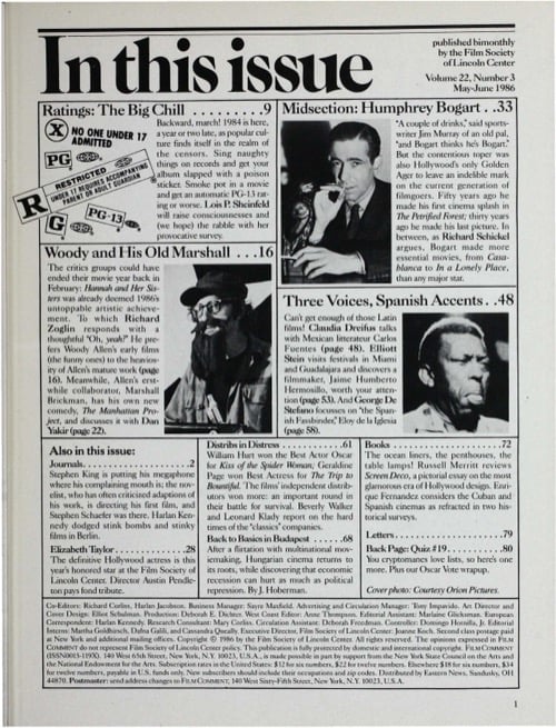 One of a selection of stills from inside the issue