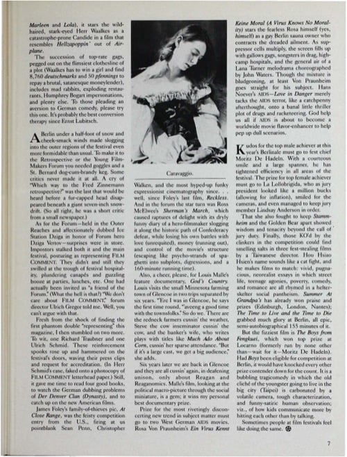 One of a selection of stills from inside the issue