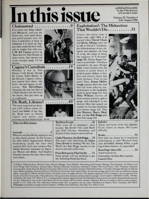 One of a selection of stills from inside the issue