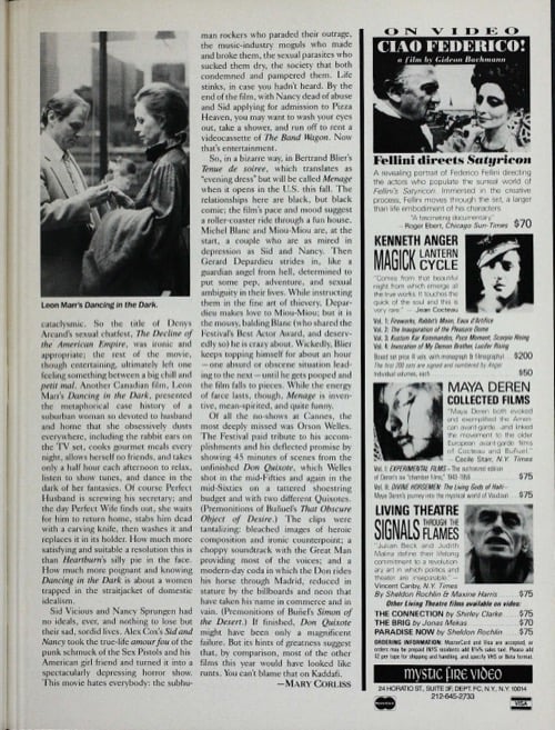 One of a selection of stills from inside the issue