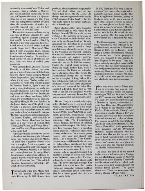 One of a selection of stills from inside the issue