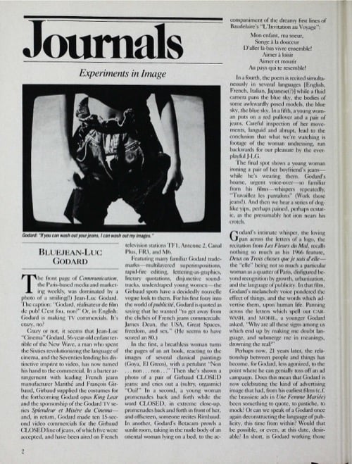 One of a selection of stills from inside the issue