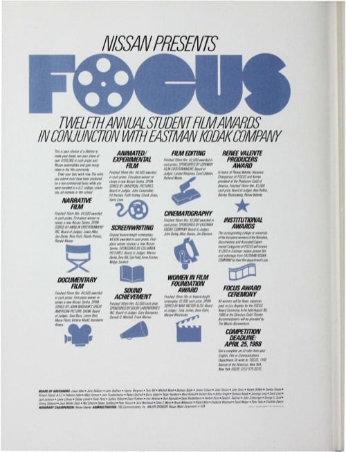 One of a selection of stills from inside the issue