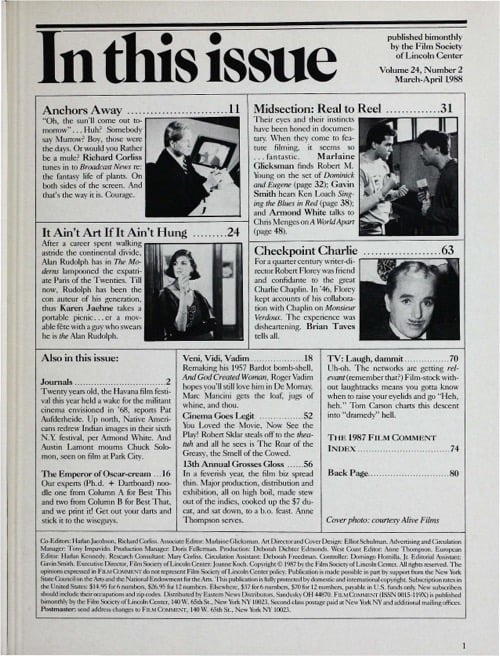 One of a selection of stills from inside the issue