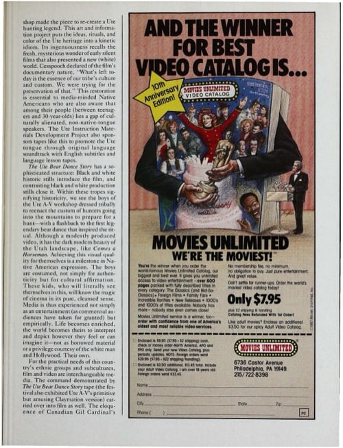 One of a selection of stills from inside the issue