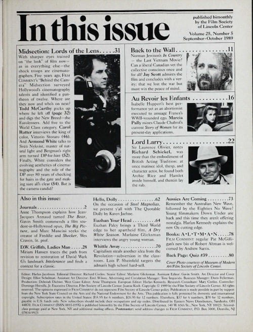One of a selection of stills from inside the issue