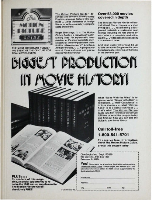 One of a selection of stills from inside the issue