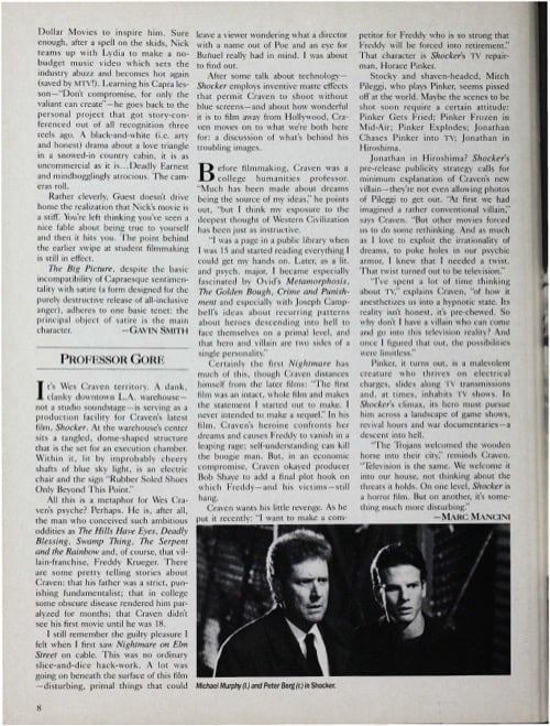 One of a selection of stills from inside the issue