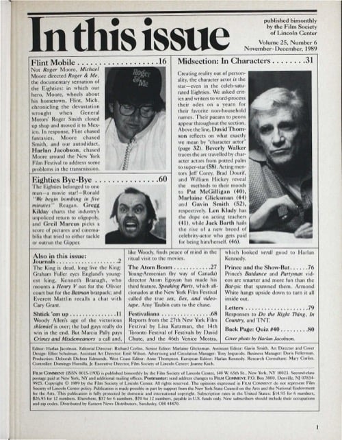 One of a selection of stills from inside the issue