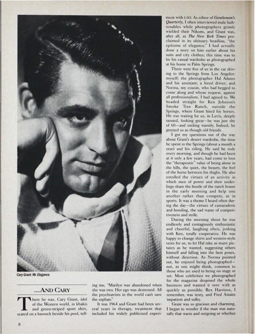 One of a selection of stills from inside the issue