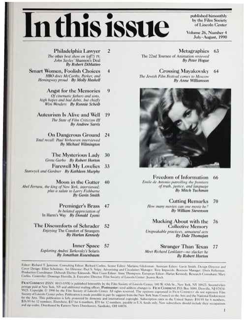 One of a selection of stills from inside the issue