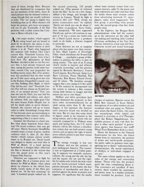 One of a selection of stills from inside the issue