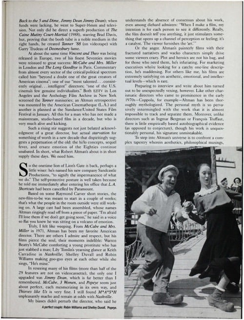 One of a selection of stills from inside the issue
