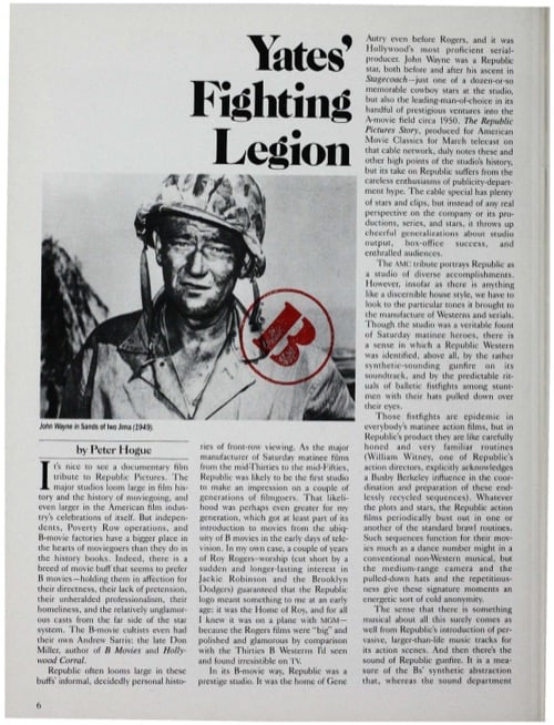 One of a selection of stills from inside the issue
