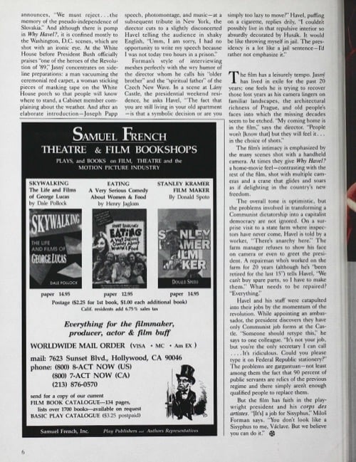 One of a selection of stills from inside the issue