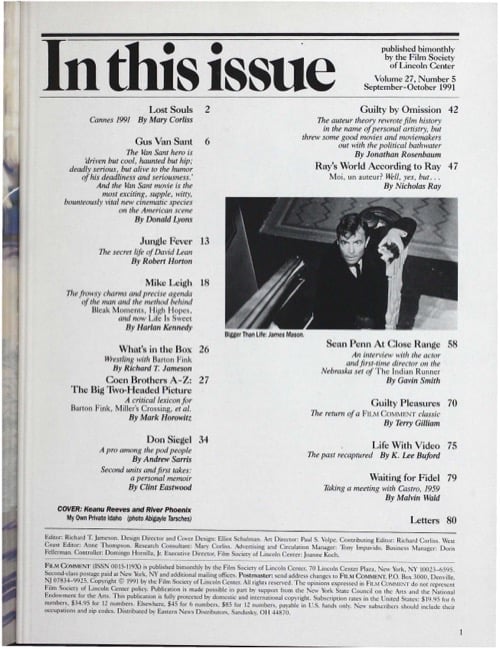 One of a selection of stills from inside the issue