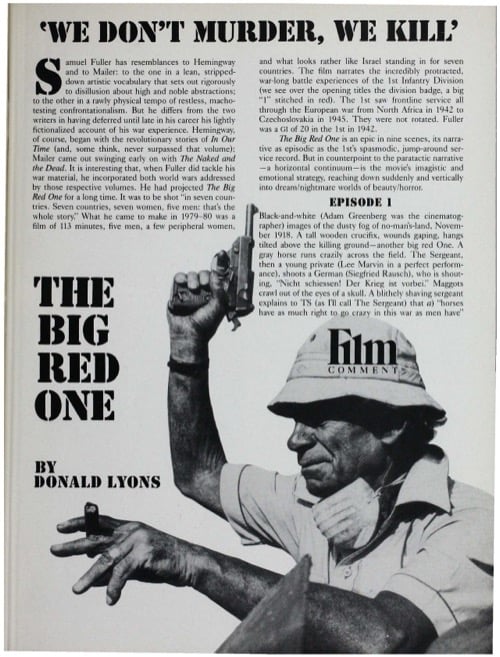 One of a selection of stills from inside the issue