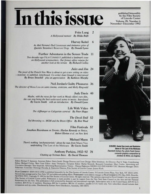 One of a selection of stills from inside the issue