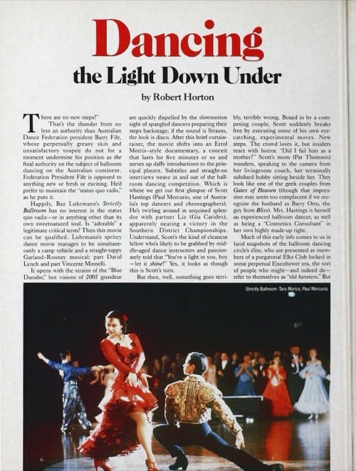 One of a selection of stills from inside the issue
