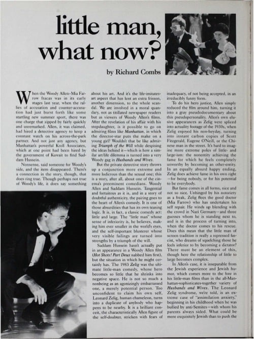 One of a selection of stills from inside the issue