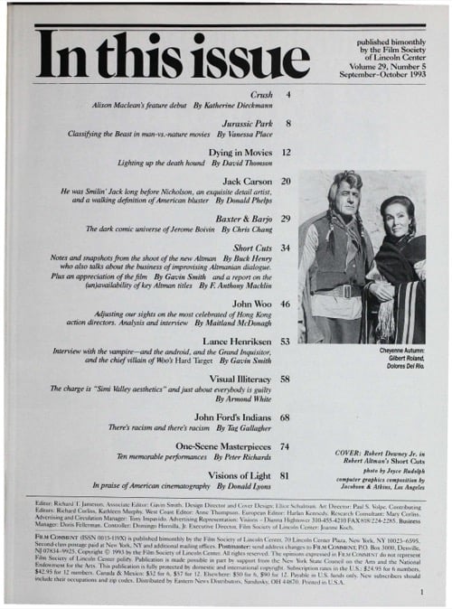 One of a selection of stills from inside the issue