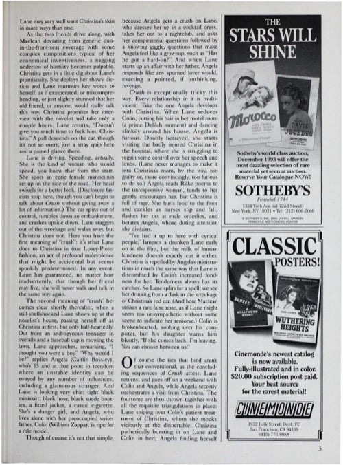 One of a selection of stills from inside the issue