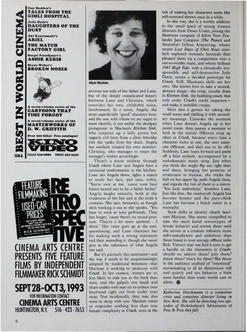 One of a selection of stills from inside the issue