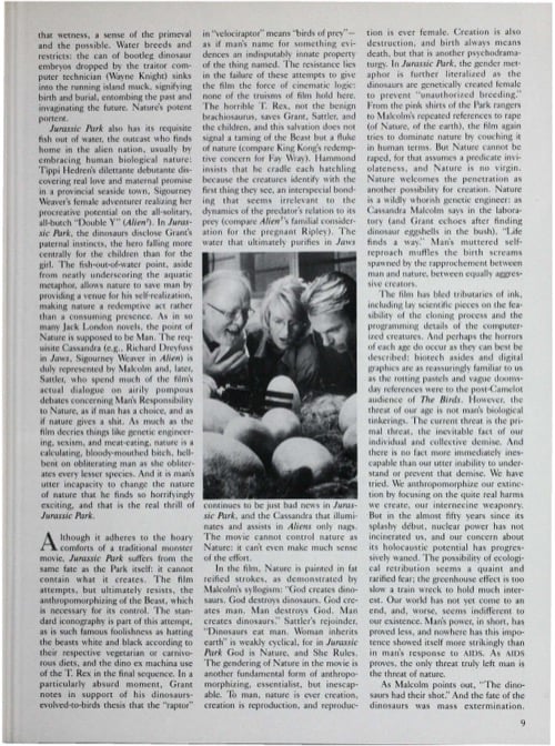 One of a selection of stills from inside the issue