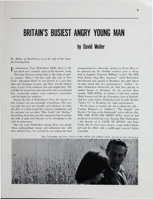 One of a selection of stills from inside the issue
