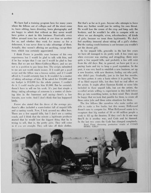 One of a selection of stills from inside the issue