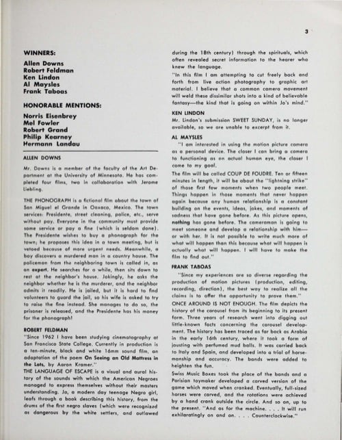 One of a selection of stills from inside the issue