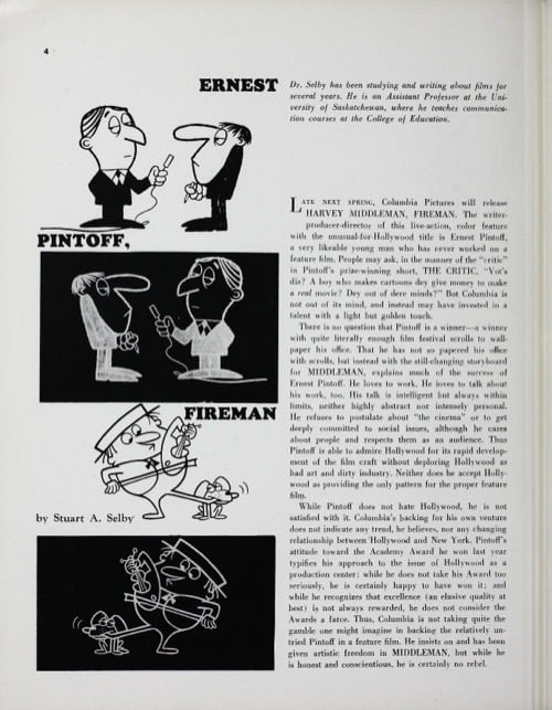 One of a selection of stills from inside the issue