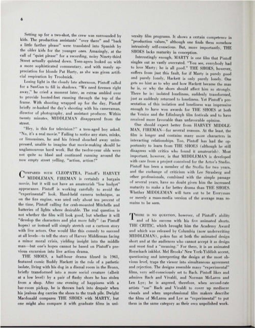 One of a selection of stills from inside the issue
