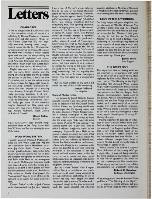One of a selection of stills from inside the issue