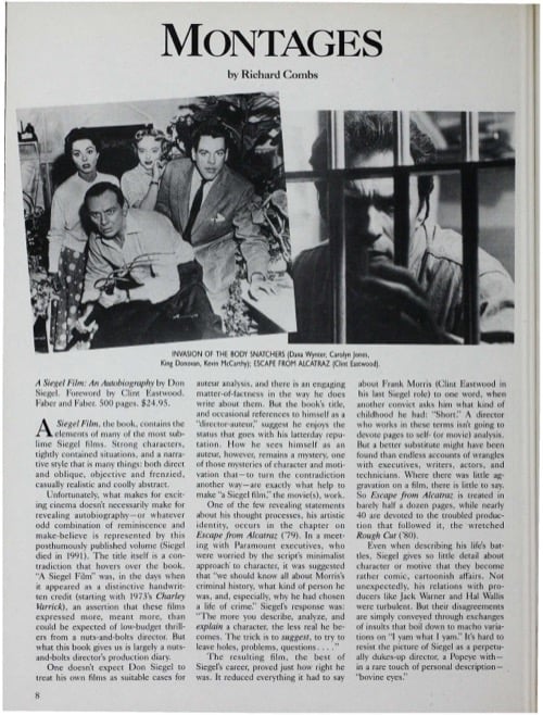 One of a selection of stills from inside the issue