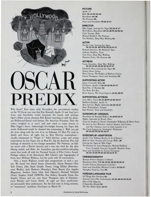 One of a selection of stills from inside the issue