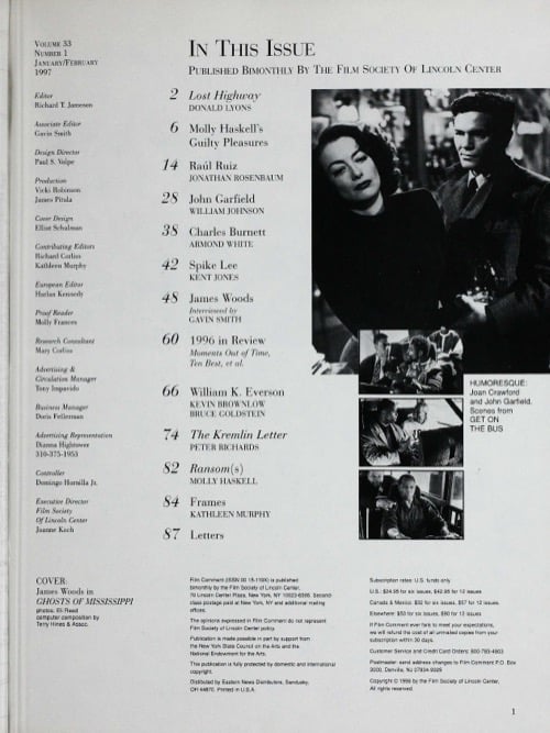 One of a selection of stills from inside the issue