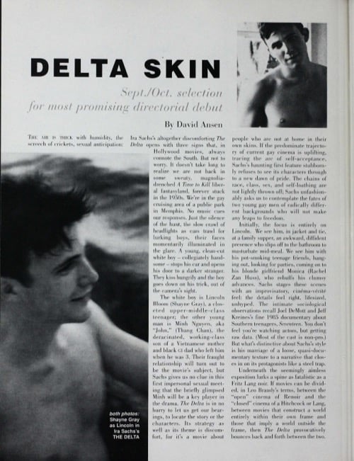 One of a selection of stills from inside the issue