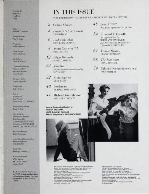 One of a selection of stills from inside the issue