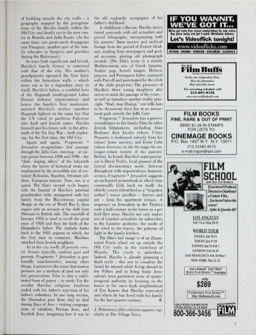 One of a selection of stills from inside the issue