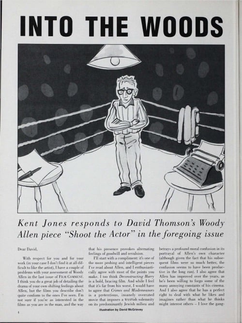 One of a selection of stills from inside the issue