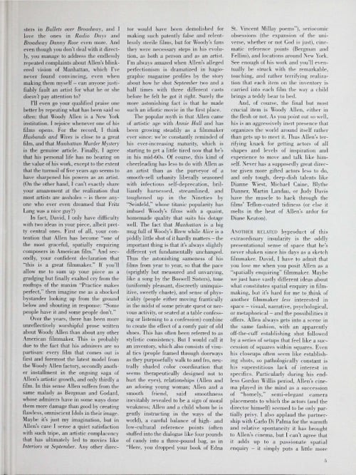 One of a selection of stills from inside the issue
