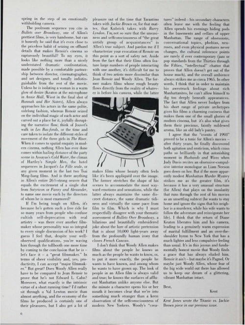 One of a selection of stills from inside the issue